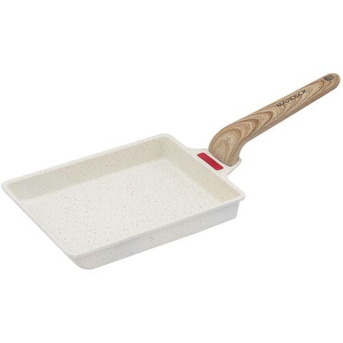Maxcook Antiaanbak Koekenpan, Japanse Vierkante Omelet Pan, Tamagoyaki Eier Pan, 19*14cm MCJ9607