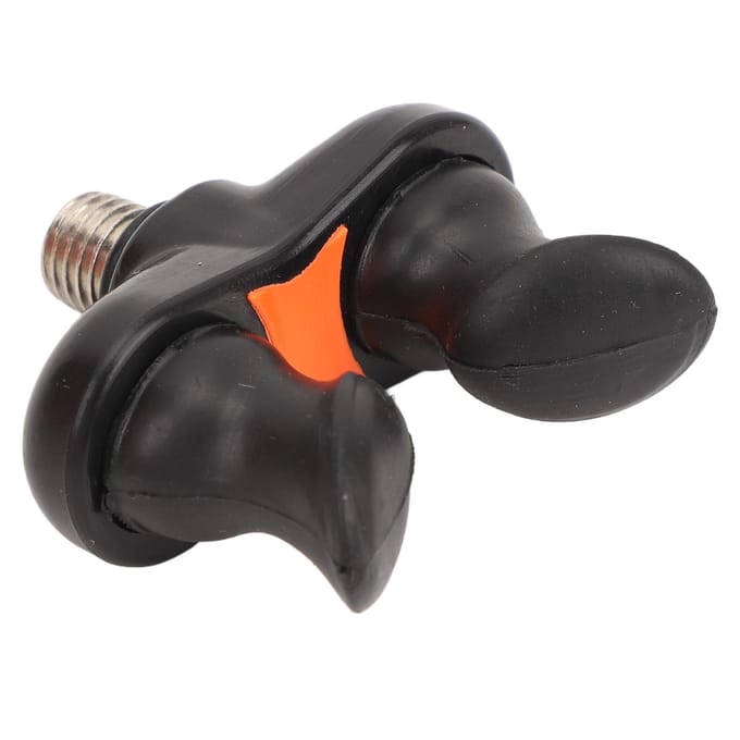 Hengelsteun Verstelbare Schroef Installatie Hengel Grip Houder voor Karpervissen black