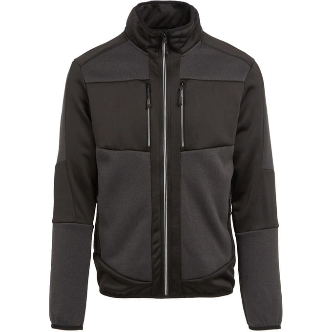 Regatta E-Volve gebreide stretch midlayer voor volwassenen (As/Zwart)