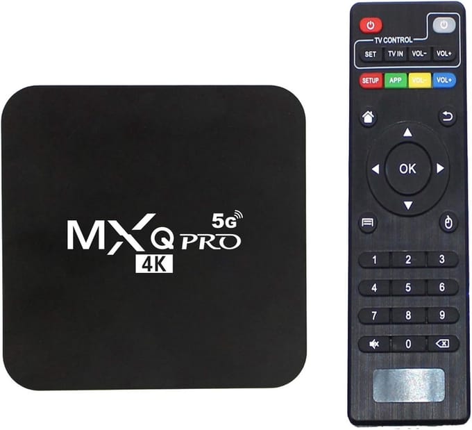 Smart TV Box Android 14.0 4K Ultra HD Streaming Media Player met WiFi 6 en Bluetooth