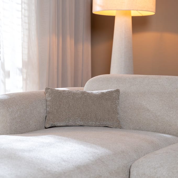 Bronx71® Sierkussen Day chenille taupe 25 x 45