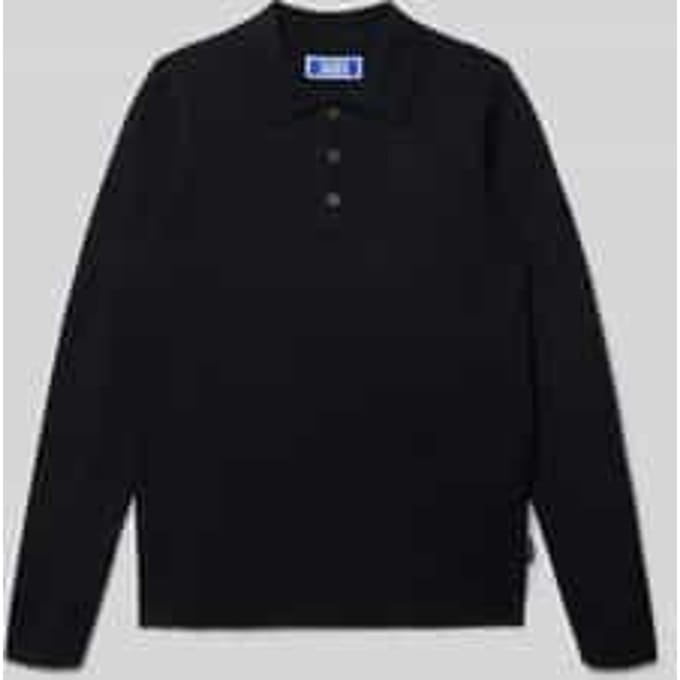Regular fit poloshirt in gebreide look, model 'Bradfort'