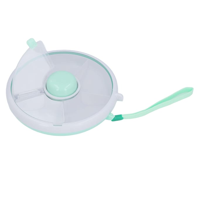 Snackcontainer Rond Draaiend Verdeeld PP ABS Lekdicht Draagbare Snackopbergdoos voor Buiten