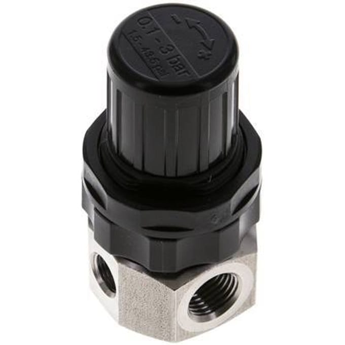 Drukregelaar G1/4'' 320l/min 0.5-3.0bar/7-44psi Roestvrij staal