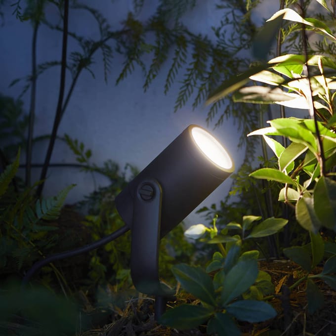 Philips Hue LED spot Lily, set van 3, bridge, RGB, CCT, IP65
