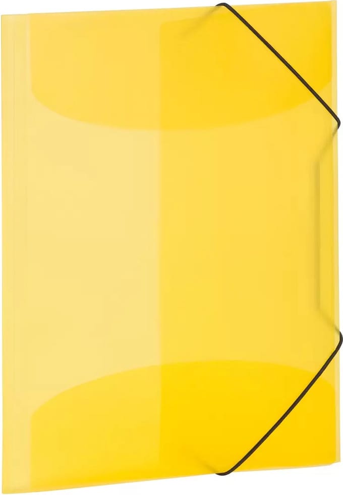 HERMA 3-flap folder - for A3 - translucent yellow