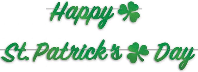 360 DEGREES - Happy St. Patrick's Day slinger 2 m