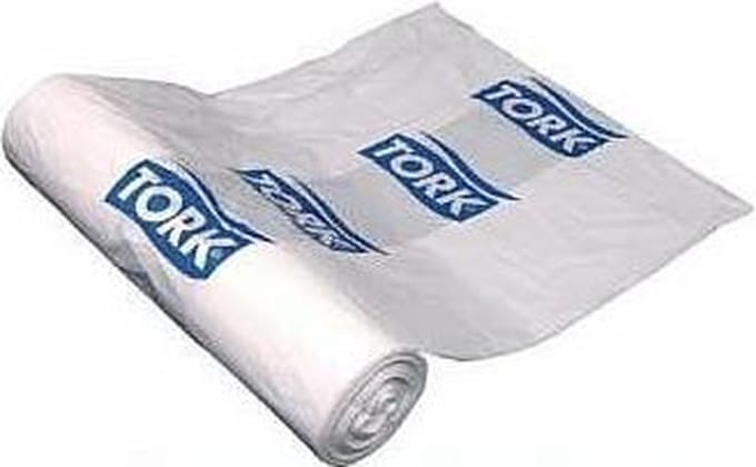Tork Afvalzakken 10 liter B3 wit à 2000 stuks (9868)