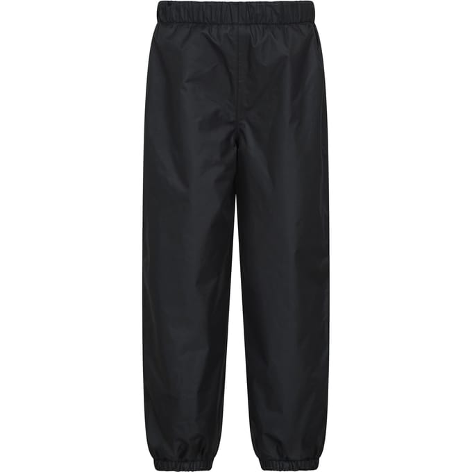 Mountain Warehouse Waterdichte kinder/kinder fleece gevoerde broek (Zwart)