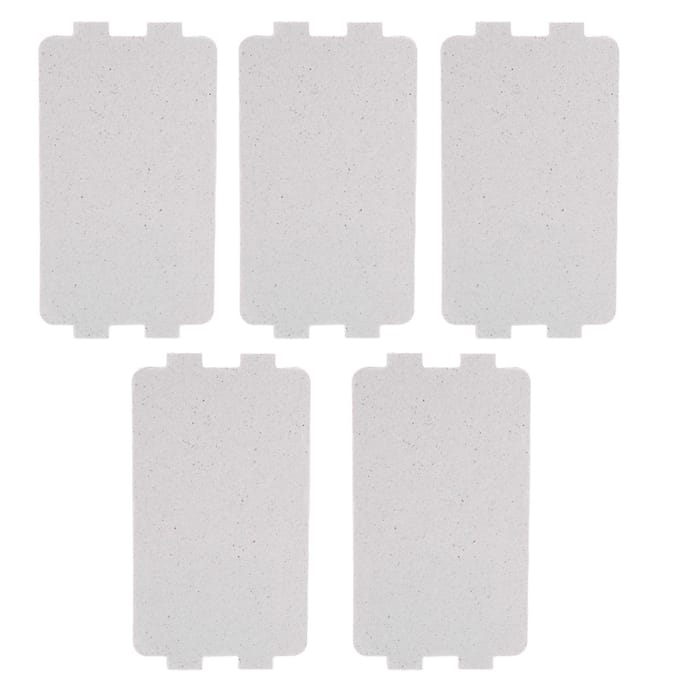 Plaque de Mica pour four à micro-ondes, accessoire de réparation de remplacement, 5 pièces white