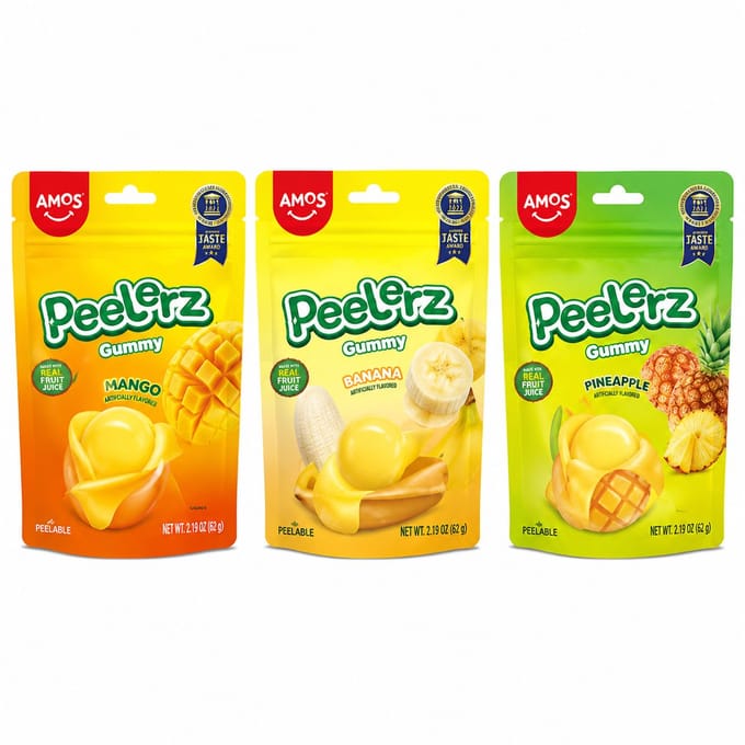 Amos Peelerz Exotic Mix 3 Stuks