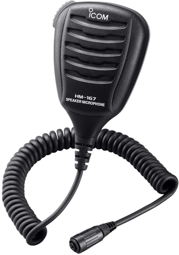 Icom HM-167 Speaker Microfoon IPX7