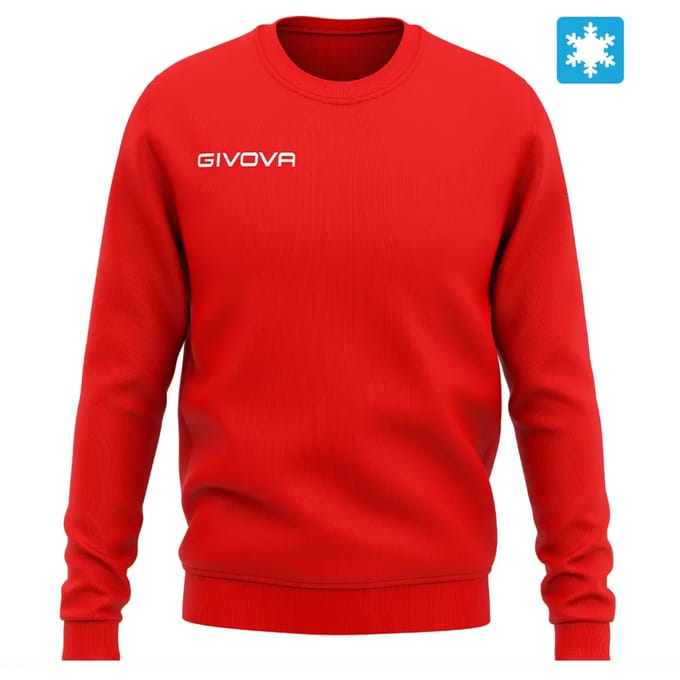 Givova Sweatshirt Rood L Man