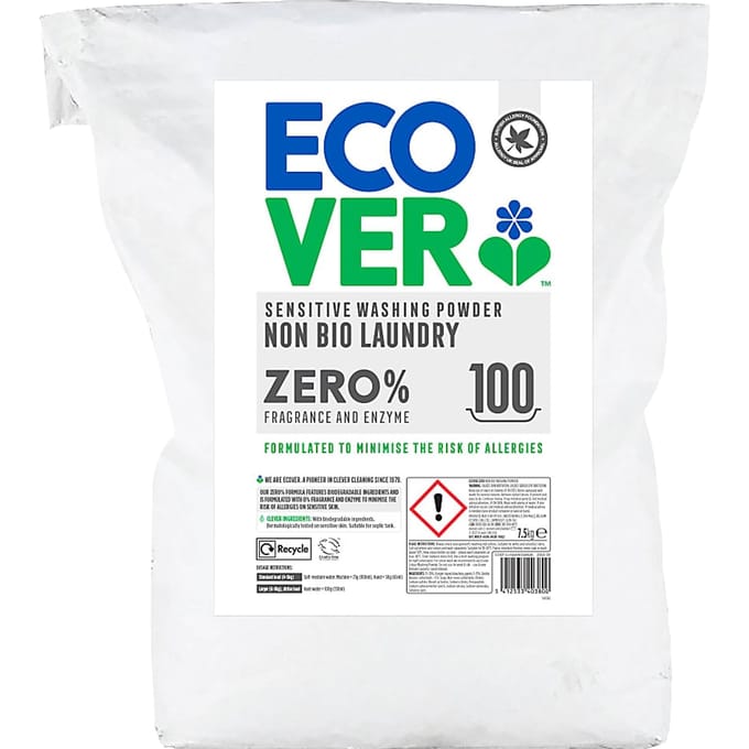 Ecover ZERO -Waspoeder 100 wasbeurten