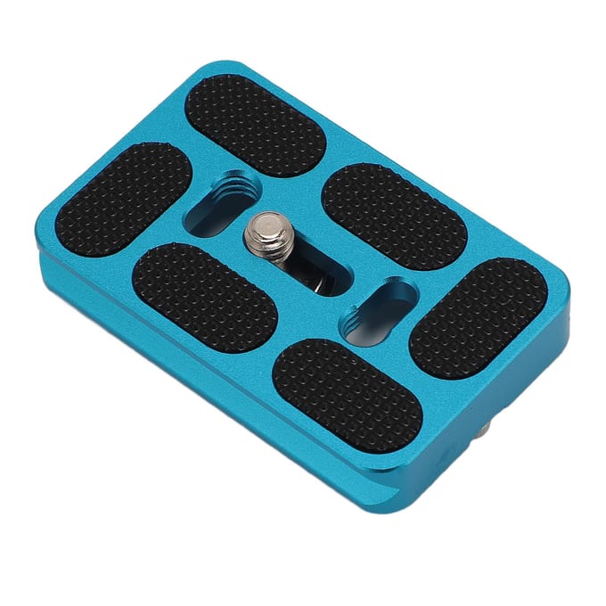 Snelkoppelingsplaat Standaard Universeel voor DSLR Camera Statief Balhoofd Mount PU60D blue