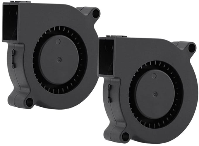3D Printer Ventilator - Computerkoeler Radiaal - Koeling Componenten - 50mm Compact Ontwerp - 50x50x15mm - Zwart