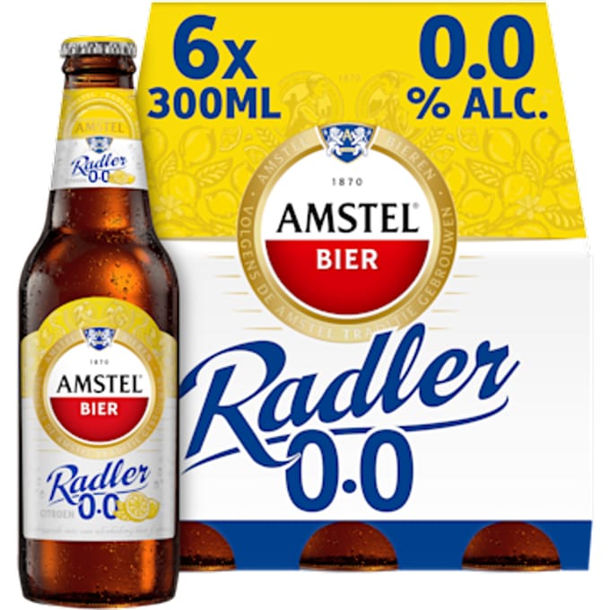 Amstel Bier Amstel Radler Citroen 0.0 Bier - 6 x 300 ml
