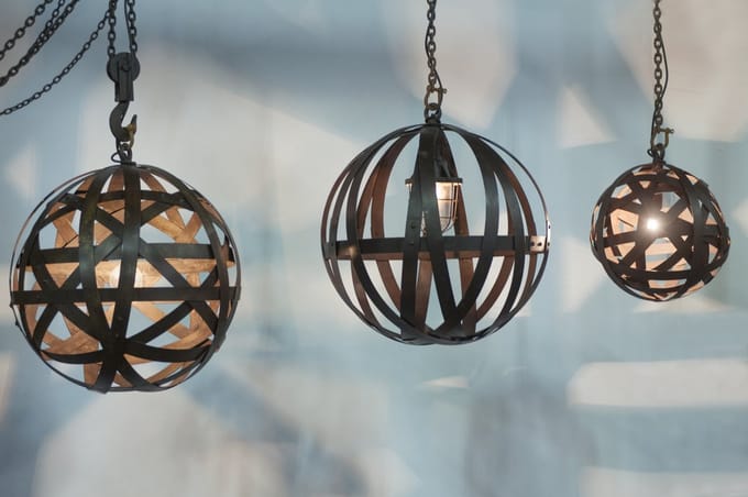 Hanglamp "Chablis" 57cm / gepatineerd