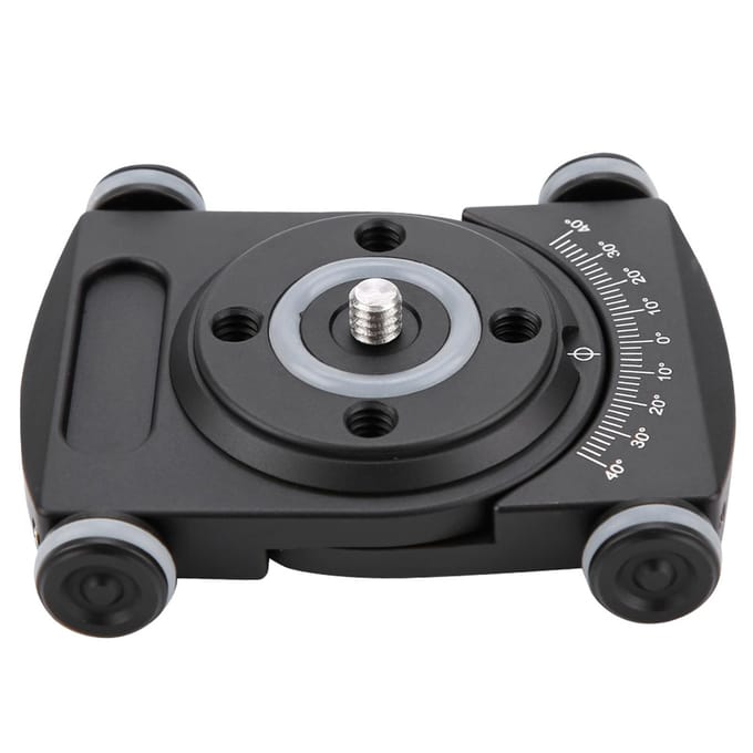 FY‑01 Tafelblad Dolly Auto Roller Desktop Video Rail Track Slider DSLR Rig Filmcamera gray