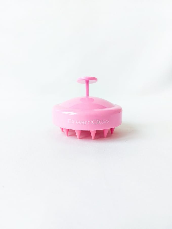 DreamGlow Scalp Massager – Siliconen Shampoo Borstel – Roze