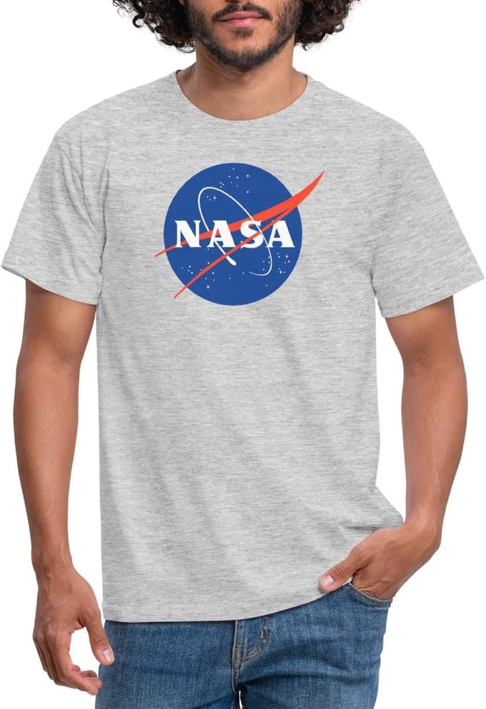 NASA klassiek logo T-Shirt Heren