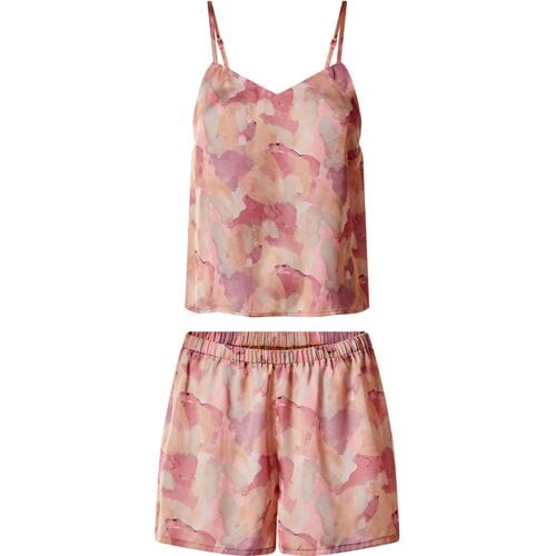 ESMARA Satijnen dames shortama (Print, M (40/42))