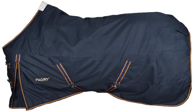 Pagony Pony Turnoutdeken - Maat: 152 - Donkerblauw - Polyamide