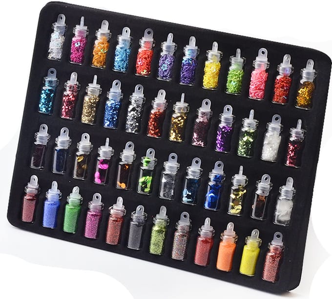 Dermarolling Nail Art Kit | 48 Flesjes Nageldecoratie