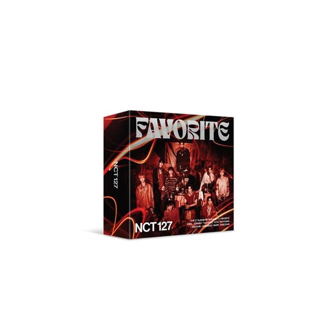 NCT 127 [Favorite] 3e Heruitgave Album Kit Versie(Willekeurig) Kit Ver.(Random 1EA) black