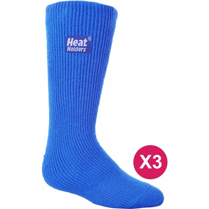 Heat Holders - Set van 3 thermo wintersokken voor kinderen - Koningsblauw