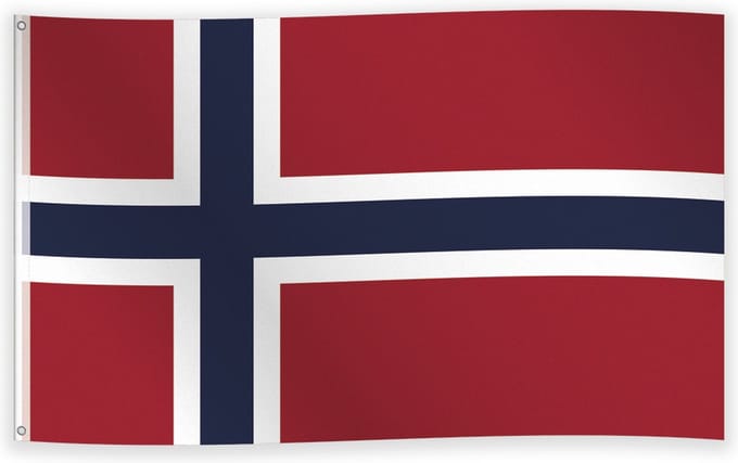 Vlag Noorwegen 90 x 150 cm