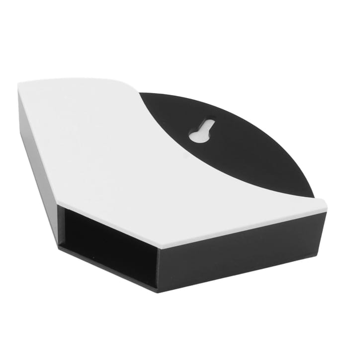 Koffiefilterhouder Ophangbaar Koffiefilterpapierrek Acryl Koffiepapier Opbergcontainer Standaard white