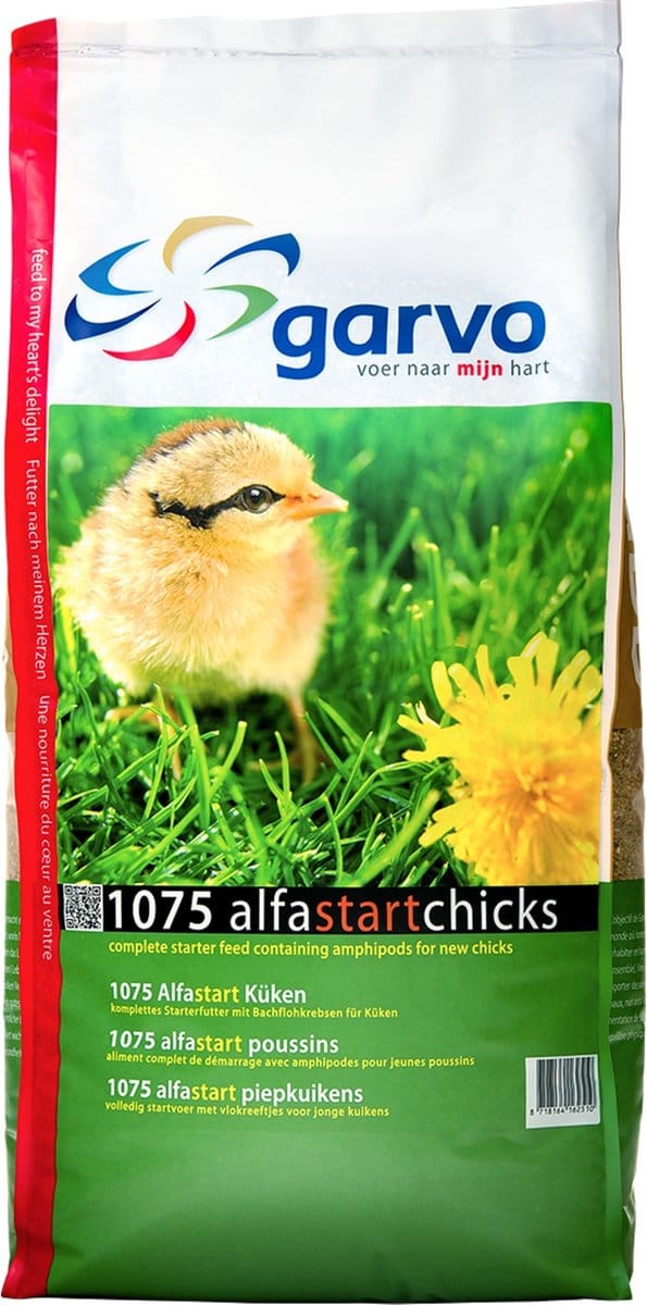 Garvo Alfastart Piepkuikens - Kippenvoer - 1 kg