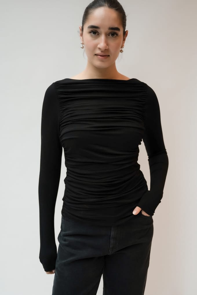 VIVEH Sabik Top Black Taglia: 34 | Maglie a manica lunga Outlet | Donna | Nero