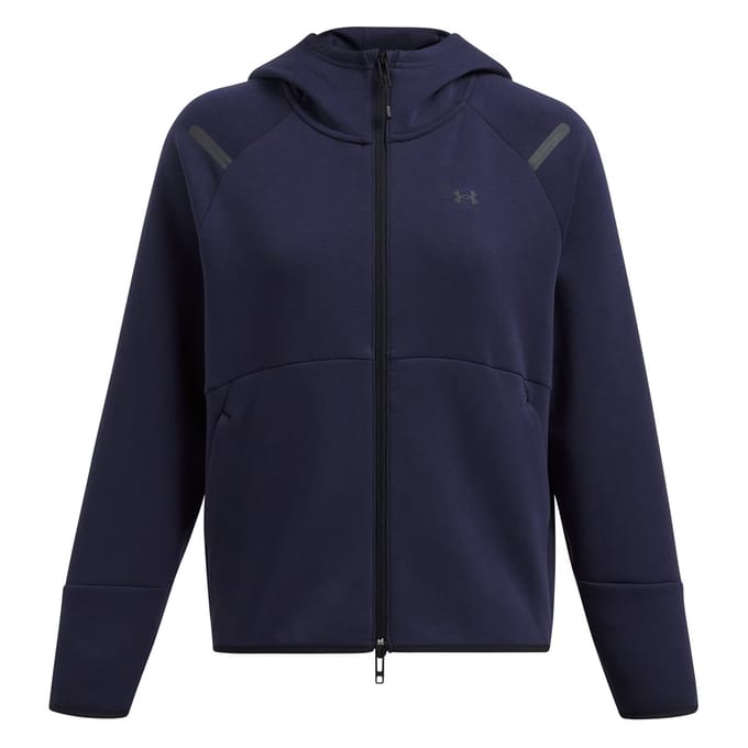 Under Armour Dames-sweatjack ‘Unstoppable’ in twee kleuren (Blauw)
