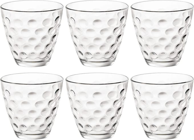Bormioli Rocco Dots waterglas - 25 cl - Set-6