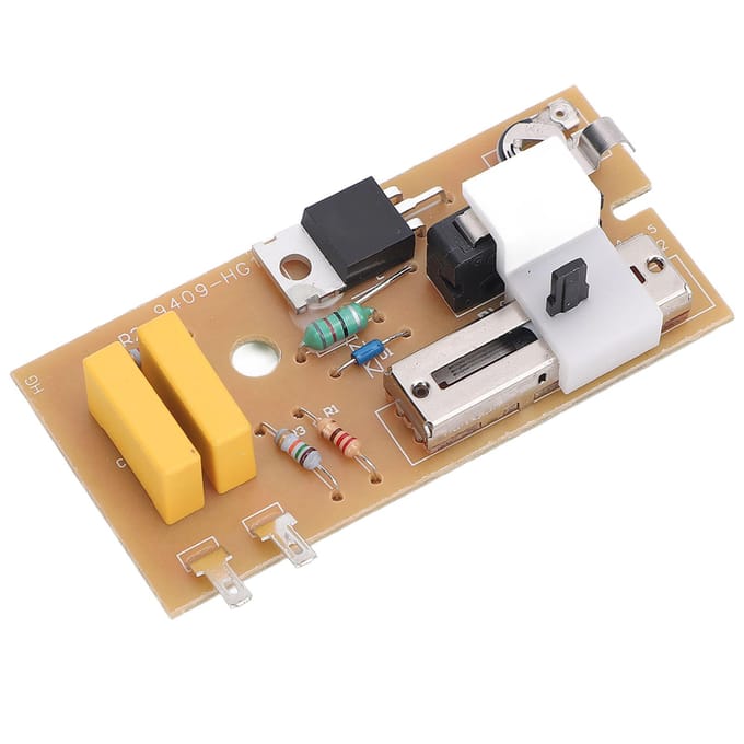Pédale de Machine à Coudre Circuit Imprimé Métal Universel Réactif Remplacement avec Coupure d'Alimentation beige