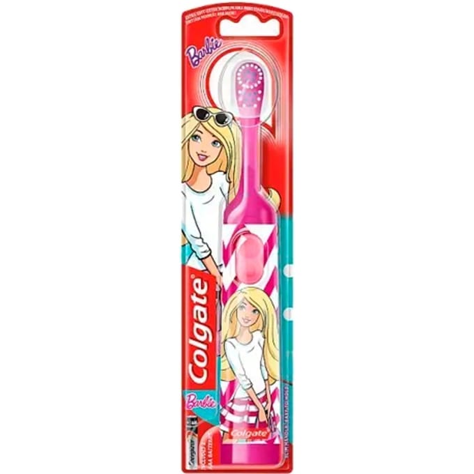 Colgate Batterij Barbie Tandenborstel Extra Zacht 1 st