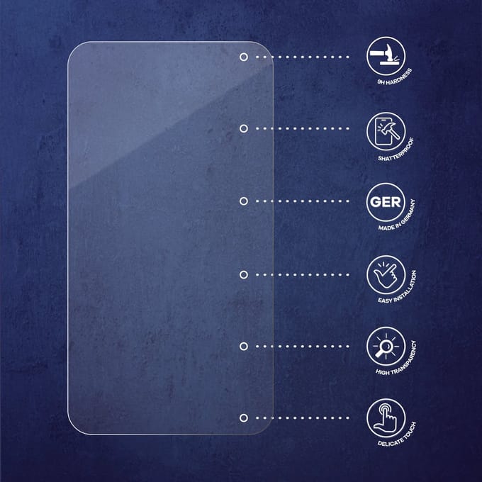 2 Stuks Savvies Screenprotector - geschikt voor Dynavin D9-3B Premium Flex 10.1" - beschermfolie glas transparant