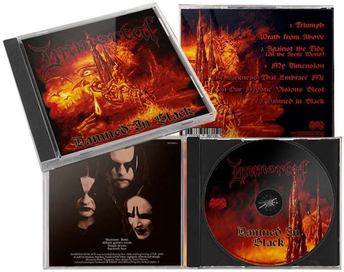 Immortal CD - Damned in black - voor Geen - standaard