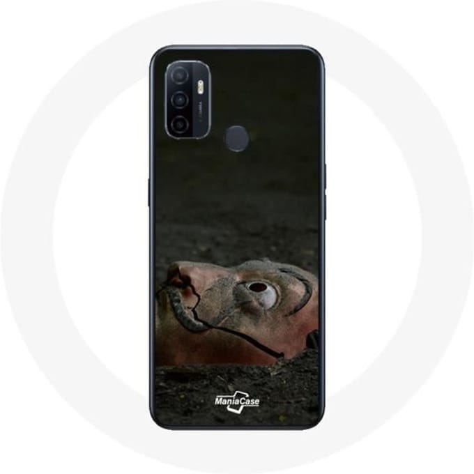 Oppo A53 hoesje La casa de papel Dali-masker