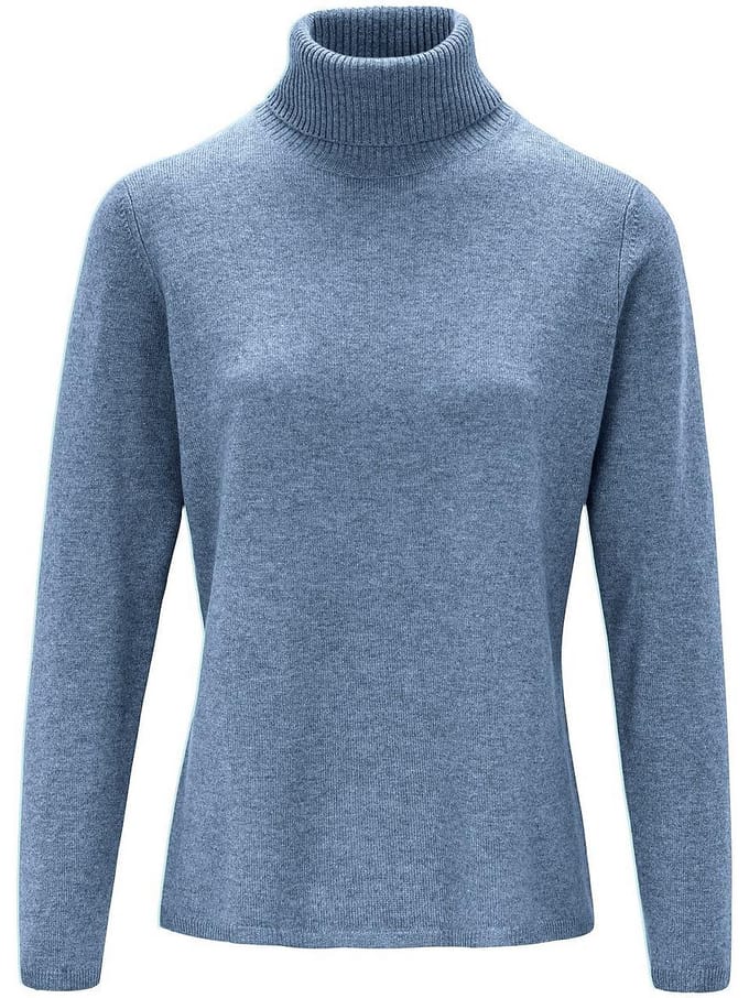 Coltrui scheerwol en kasjmier Van Peter Hahn blauw