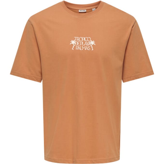 ONLY&SONS - ONSMALIK TROPICO RLX SS TEE - Heren - T-shirts