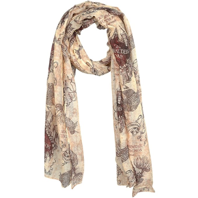 Harry Potter Marauder's Map Dames Doek - meerkleurig - Standard