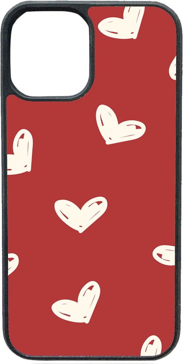 Telefoonhoesje - WHITE HEART - Iphone 14 Plus