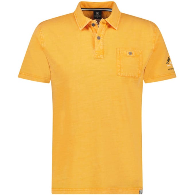 Lerros - Polo Korte mouw - Mannen - M - 921 MANGO - Katoen - 2463264