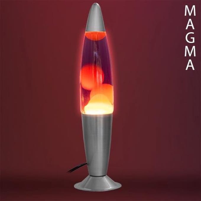 Magma Lava Lamp Rood