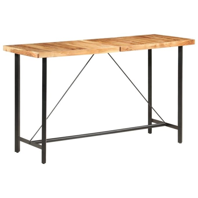 vidaXL - Bartafel - 180x70x107 - cm - massief - acaciahout