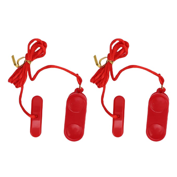 2 stuks Loopband Veiligheidsschakelaar Geschikt voor 9600 GTS7 M8 M9 Loopband Magnetisch Slot Noodstop red