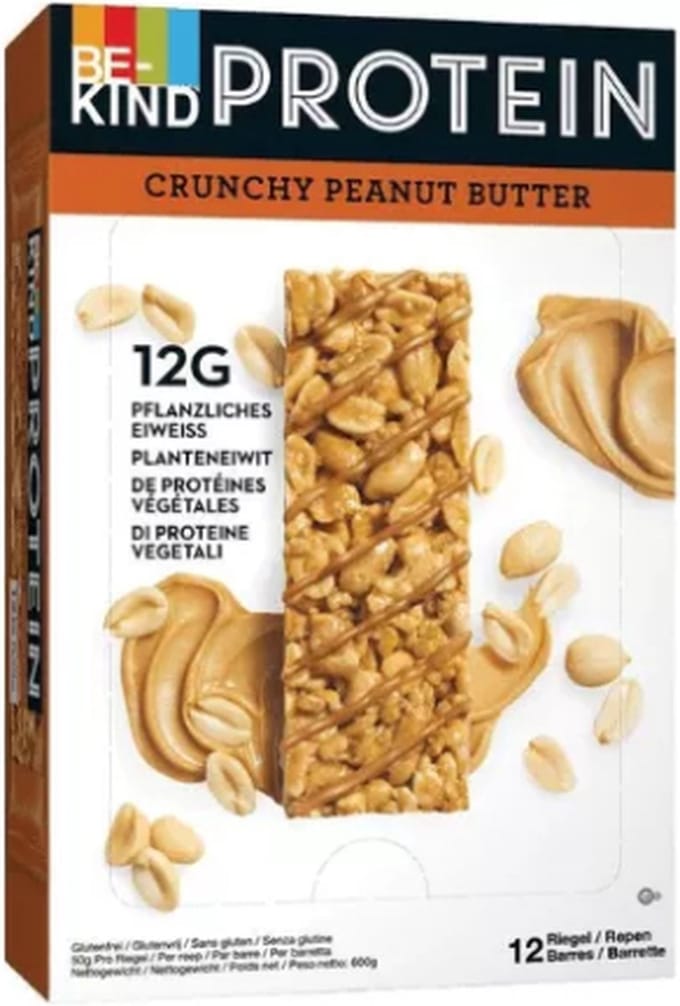 Be Kind Chocolade Proteine Reep Crunchy Peanut Butter 12 x 50 gram